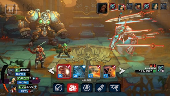 Skærmbillede af Battle Chasers: Nightwar