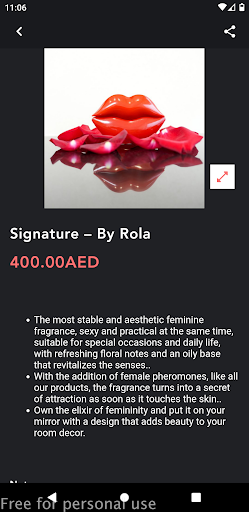 Rola Perfumes Screen 2