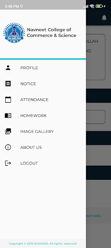 Navneet College - ACADMIN Screen 2
