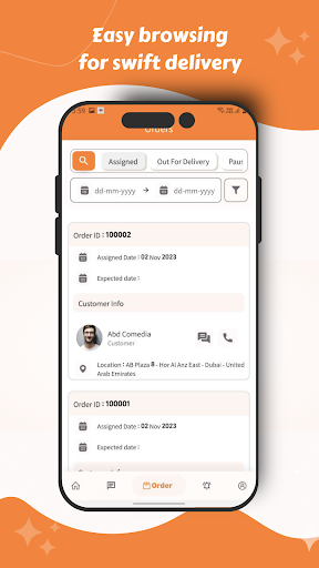 A2z Courier Screen 3