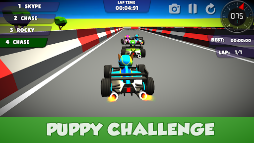 F1 Mighty Paw Pups Racing Patrol 3D