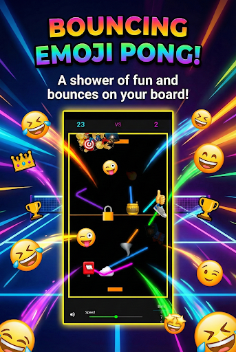 PONG Emoji: The 5 Cents Game! screenshot 0