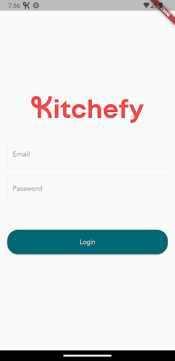 Android application Kitchefy screenshort