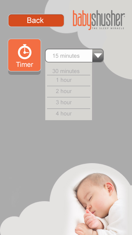 Android application Baby Shusher - Soothing Sounds for Baby screenshort