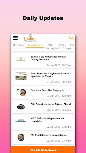 Indian Mandarins Screen 3