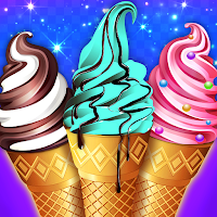 Frozen Ice cream maker game : 