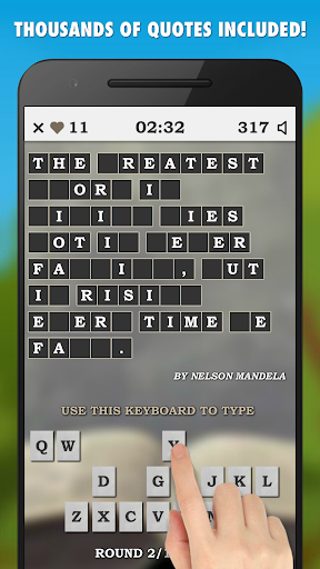 Famous Quotes Guessing Game Screen 2