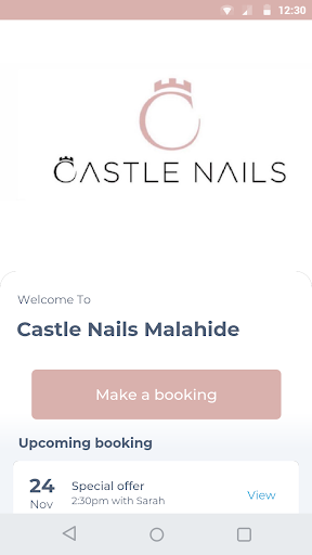 Android application Castle Nails Malahide screenshort