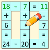 Math Cross Number Puzzle Game icon