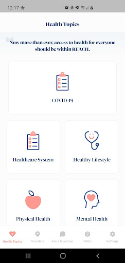 REACH4Health Screen 2