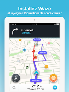 Navigation Waze & Trafic Live Capture d'écran