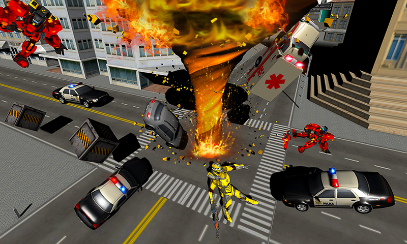Captura 2 Tornado Robot Car Battle:Real Robot Car Simulator android