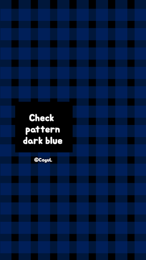 Android application 카카오톡 테마 - 치크체크_다크블루 screenshort