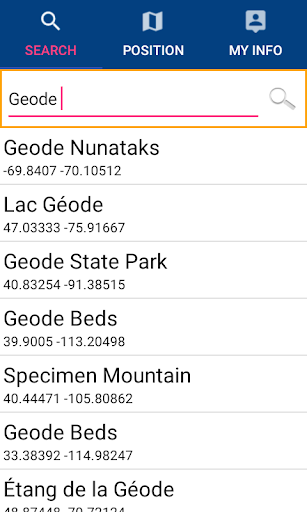 Geode Lake IOWA GPS Charts Screen 2