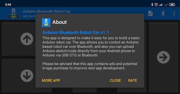 Arduino Bluetooth Robot Car - Remote Controller