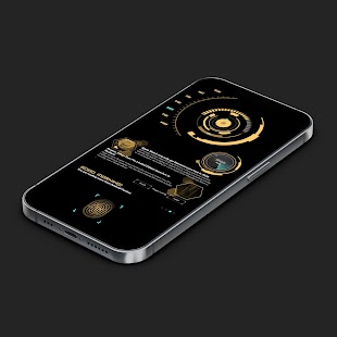 Neon Space Theme for KLWP Screenshot