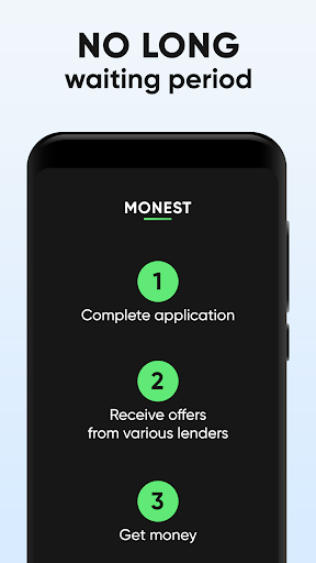 Monest: Payday advance app screen 1