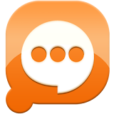 Easy SMS solid Orange theme icon