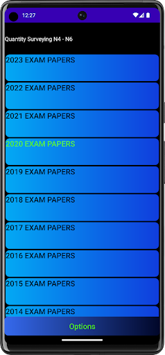 Android application TVET Quantity Surveying N4-N6 screenshort