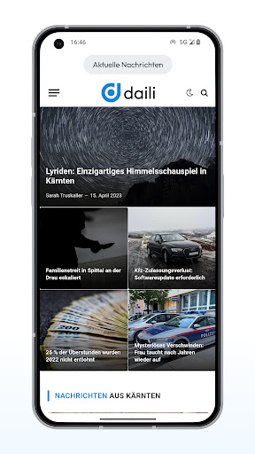 Android application Daili News screenshort