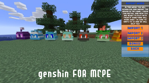Minecraft Genshin Mod