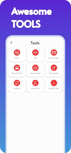 Merge and Split PDF Screen 2