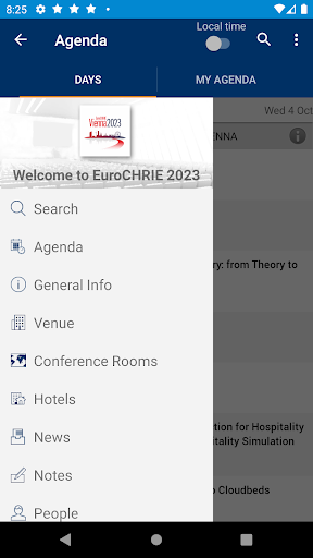 EuroCHRIE Vienna 2023 Screen 2