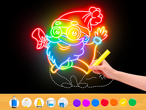 Draw Glow Christmas - Casual - games
