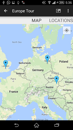 Travel Diary Screen 2