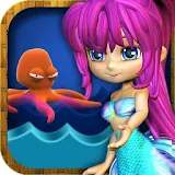 Mermaid Adventure for kids 3D icon
