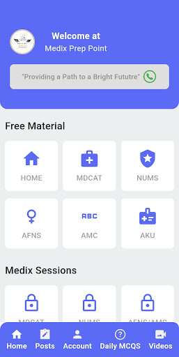 Android application Medix Prep Point screenshort