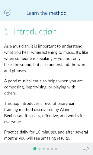 Screenshot of Functional Ear Trainer