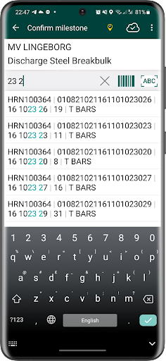 arl Steel Tally Screen 2