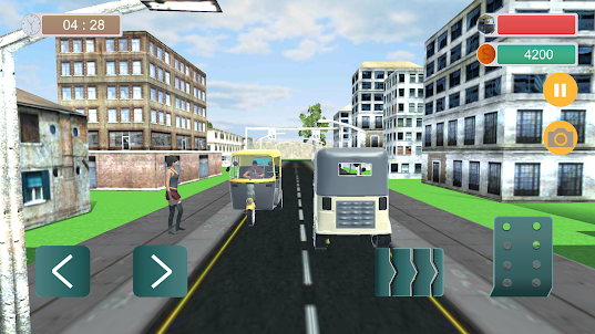 Tuk Tuk Auto Rickshaw Drive 3D