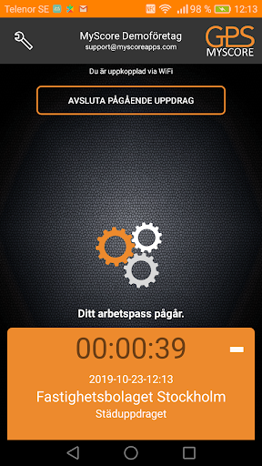 MyScoreGPS Screen 3