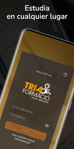 Android application Tria Formació screenshort