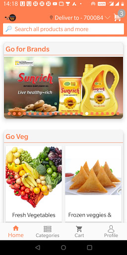Android application FoodBreak screenshort