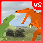 Cover Image of 下载 T-Rex Fights Spinosaurus  APK