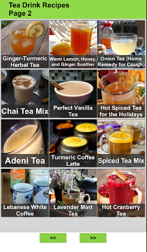 Tea Drink Recipes Screen 2