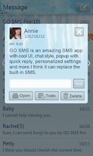 GO SMS Pro Iceblue theme For PC installation
