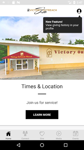 Android application Victory Outreach Seattle screenshort