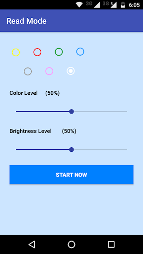 Android application Read Mode screenshort