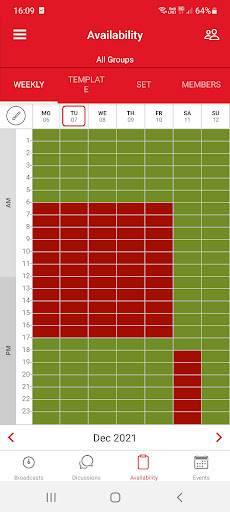RFS ACTIV Screen 3