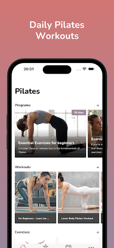 Android application Pilates - Daily Workout screenshort