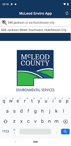 McLeod Enviro App Screen 2
