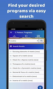 C Pattern Programs Screenshot