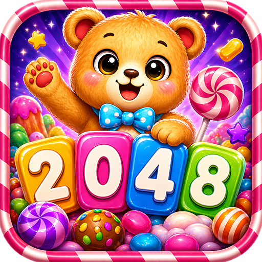Candy 2048 : Merge Puzzle Game