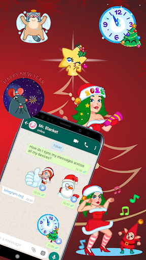 WASticker Christmas in motion Screen 2