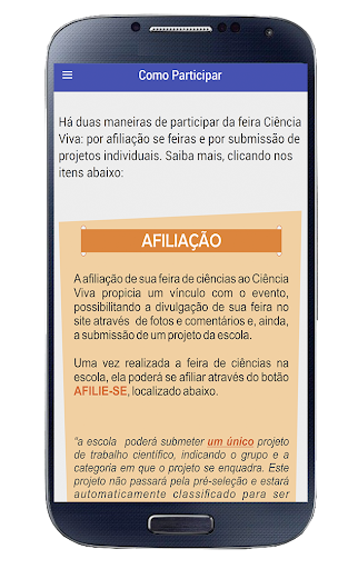 Ciência Viva Screen 3
