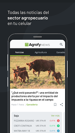 Android application Agrofy News screenshort